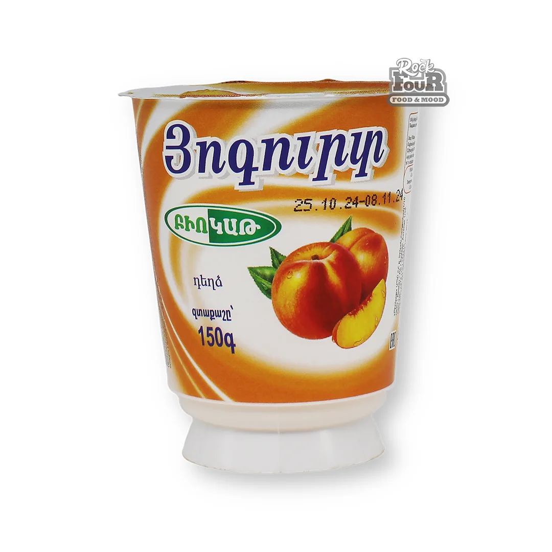 Յոգուրտ «Բիոկաթ» դեղձի 7% 150գ
